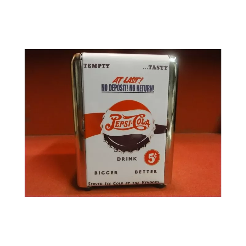 1 DISTRIBUTEUR DE SERVIETTES PEPSI