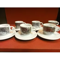 6 TASSES A CAFE KIMBO COLLECTOR 