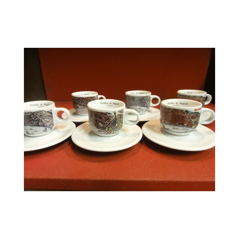 6 TASSES A CAFE KIMBO COLLECTOR 