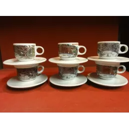 6 TASSES A CAFE KIMBO COLLECTOR 