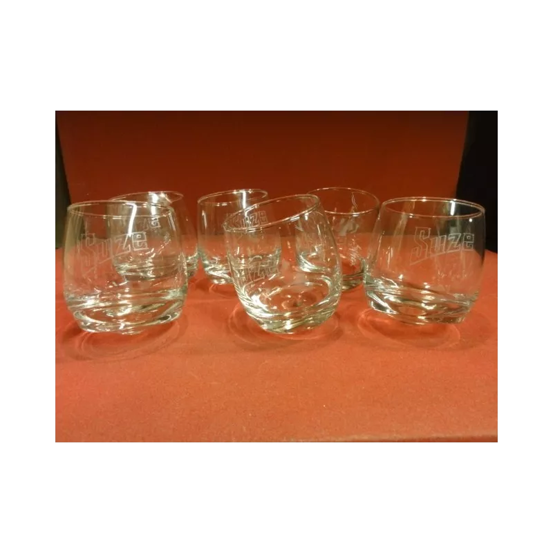 6 VERRES SUZE ROCKING 27CL HT. 8CM