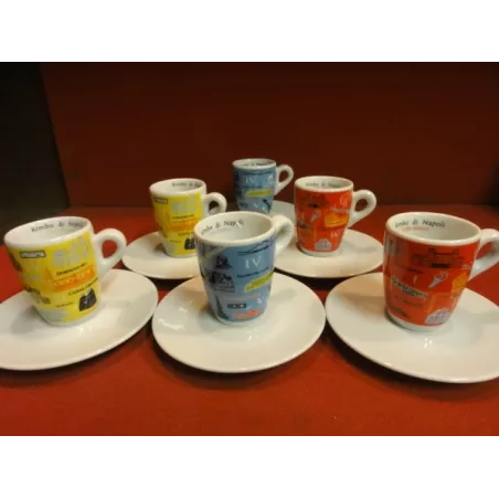 6 TASSES A CAFE KIMBO COLLECTOR