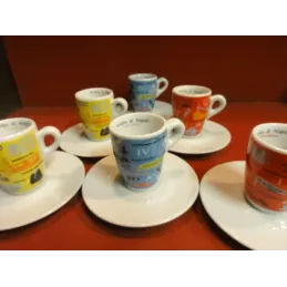 6 TASSES A CAFE KIMBO COLLECTOR