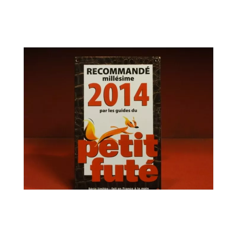 PLAQUE EMAILLEE LES GUIDES DU PETIT FUTE 2014