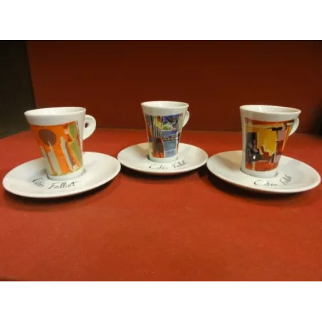 3 TASSES A CAFE FOLLIET N°4