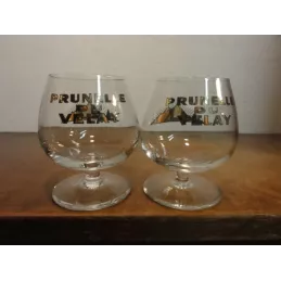 2 VERRES PRUNELLE DU VELAY 8CL