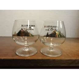 2 VERRES PRUNELLE DU VELAY 8CL