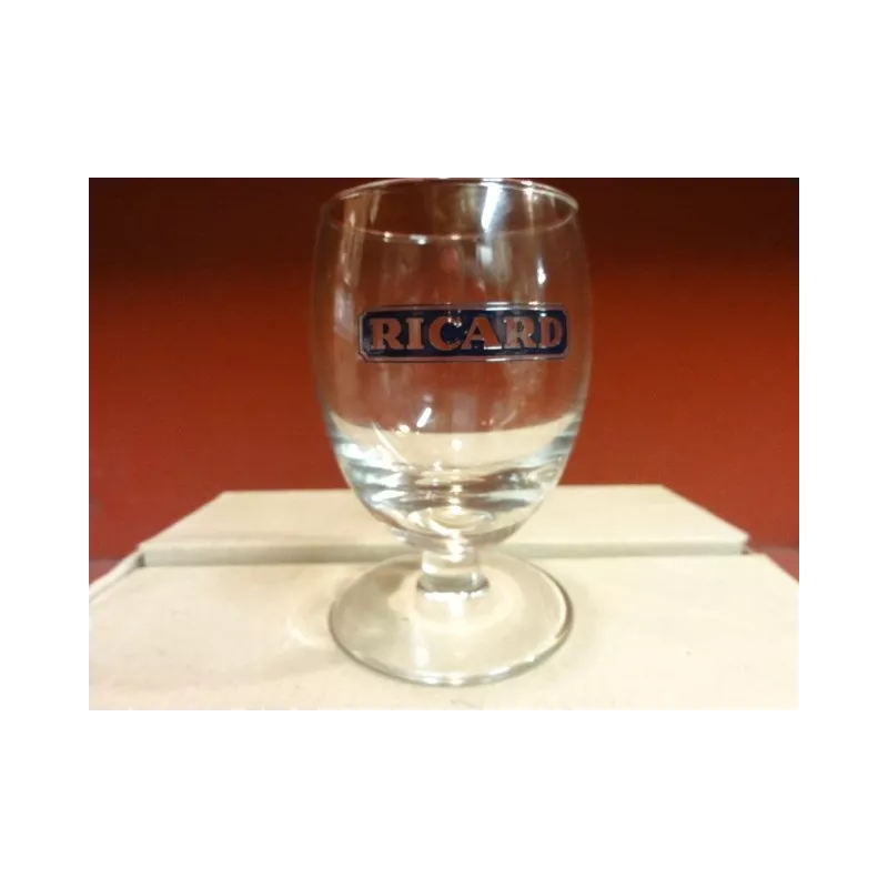 5 VERRES RICARD 17CL HT. 10CM