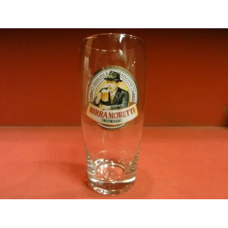 1 VERRE BIRRA MORETTI 25CL HT 13.50CM