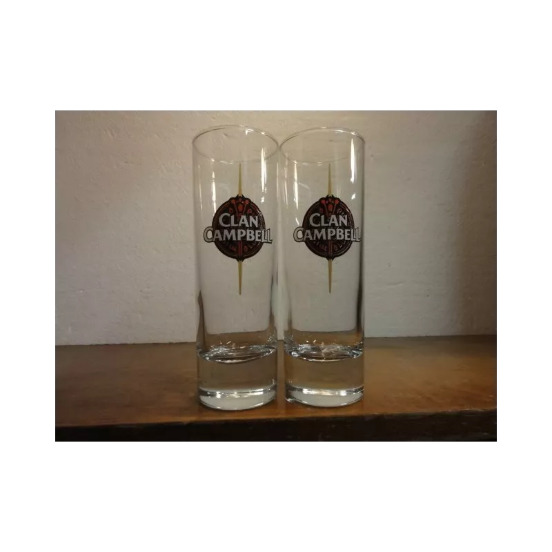 2 VERRES CLAN CAMPBELL EXPORT 22CL