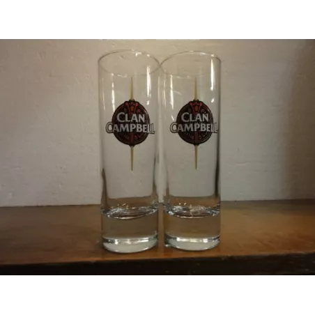 2 VERRES CLAN CAMPBELL EXPORT 22CL