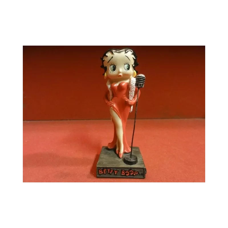 FIGURINE BETTY BOOP CHANTEUSE DE CABARET