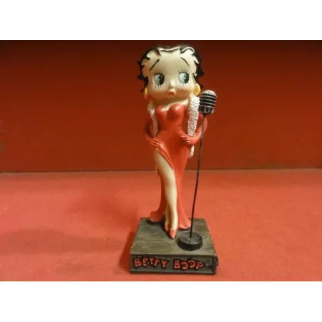 FIGURINE BETTY BOOP CHANTEUSE DE CABARET HT. 13CM