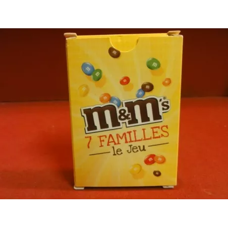 1 JEU DE 7 FAMILLES  M&M'S