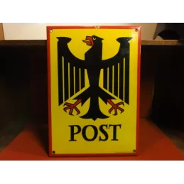 1 PLAQUE EMAILLEE POST allemagne 