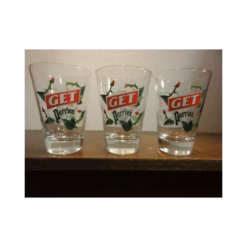 3 VERRES GET/PERRIER 30CL