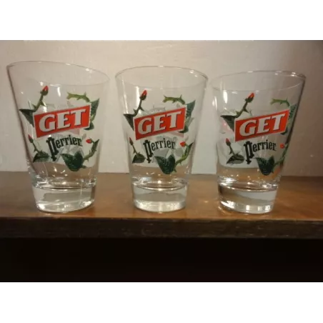 3 VERRES GET/PERRIER 30CL