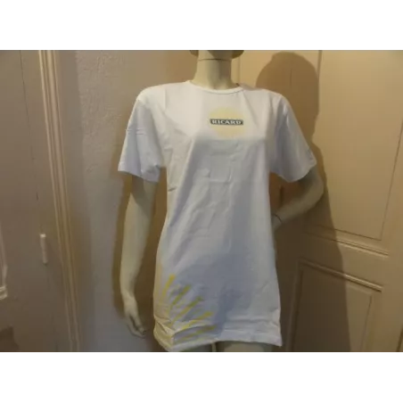 1 TEE SHIRT RICARD BLANC