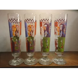 4 VERRES TEISSEIRE COLLECTOR 