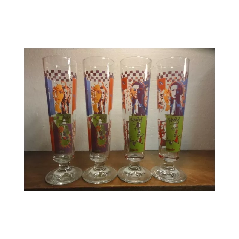 4 VERRES TEISSEIRE COLLECTOR 