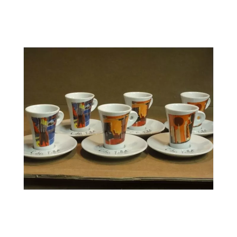 6 TASSES A CAFE FOLLIET  N°214