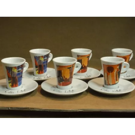 6 TASSES A CAFE FOLLIET  N°214