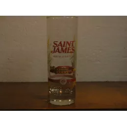 6 VERRES  RHUM  SAINT JAMES  25CL