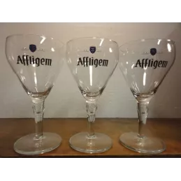 3 VERRES AFFLIGEM 25CL NOUVEAU LOGO