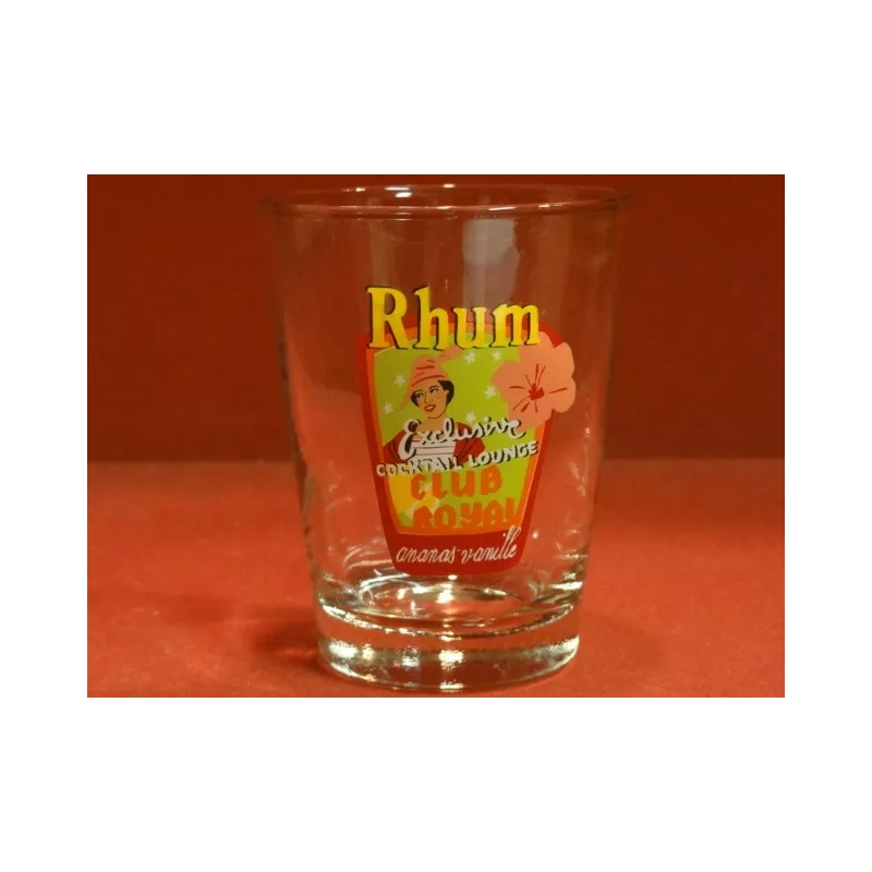 1 VERRE RHUM HT. 9.50CM