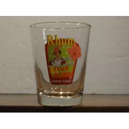 1 VERRE RHUM HT. 9.50CM