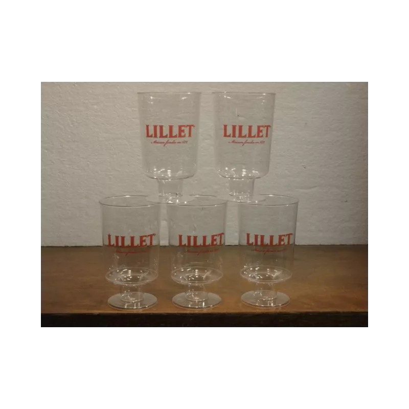 5 GOBELETS LILLET 10CL 