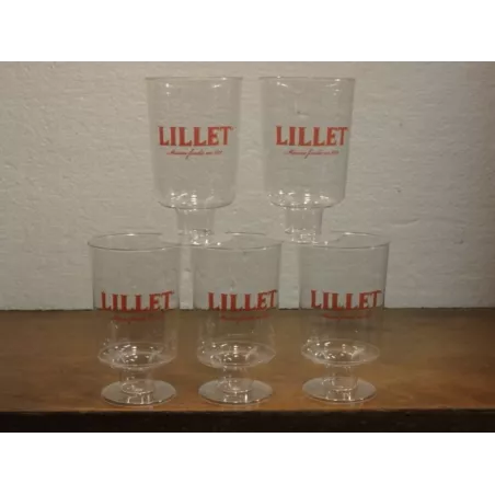 5 GOBELETS LILLET 10CL 