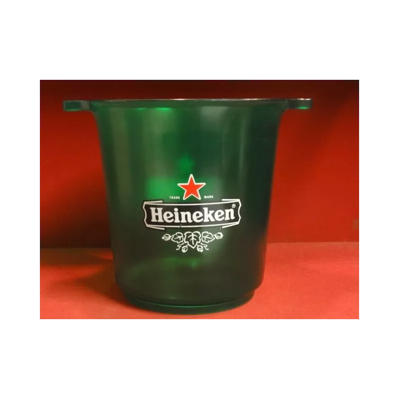 1 SEAU  A GLACE HEINEKEN HT. 22CM