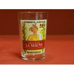 1 VERRE RHUM BLANC LA MAUNY HT. 9.9OCM