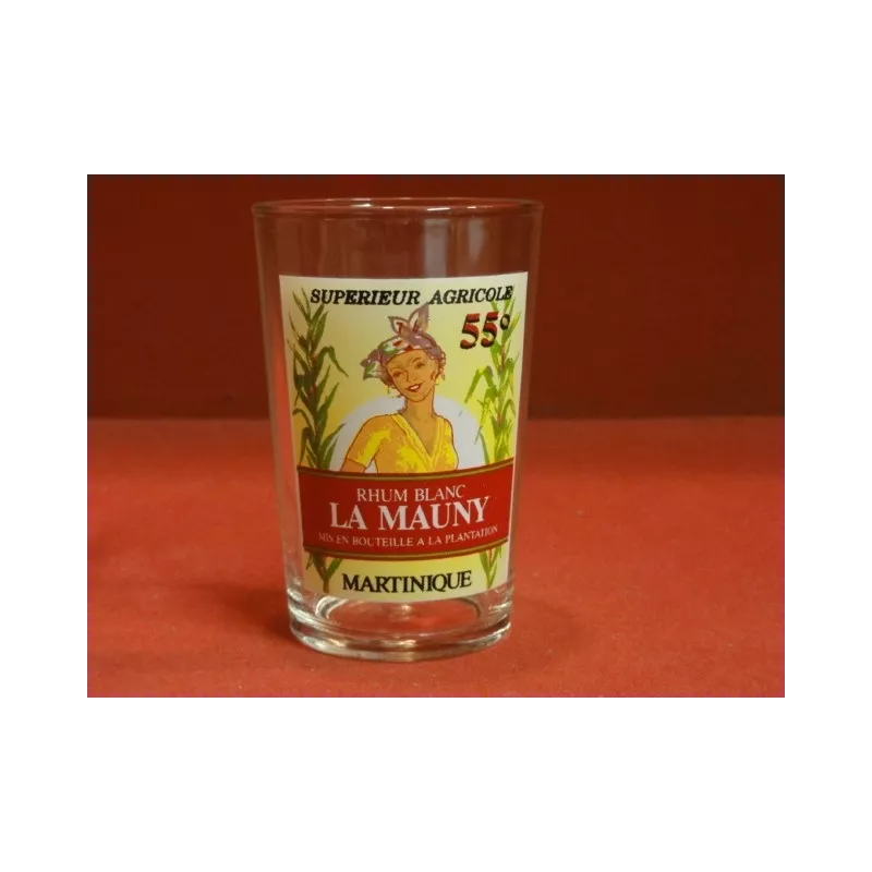 1 VERRE RHUM BLANC LA MAUNY HT. 9.9OCM