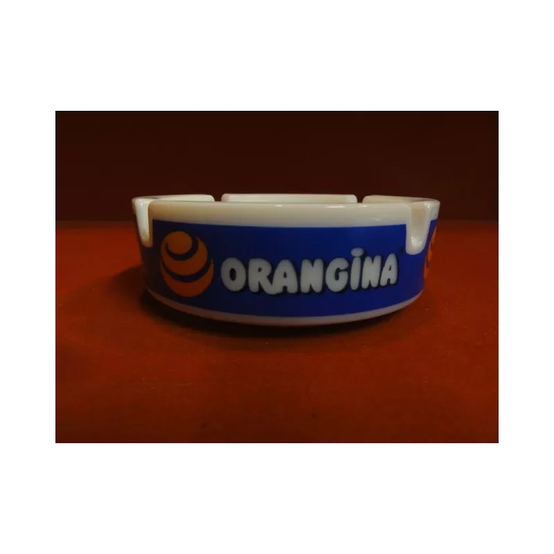 1 CENDRIER  ORANGINA  DIAMETRE 10CM