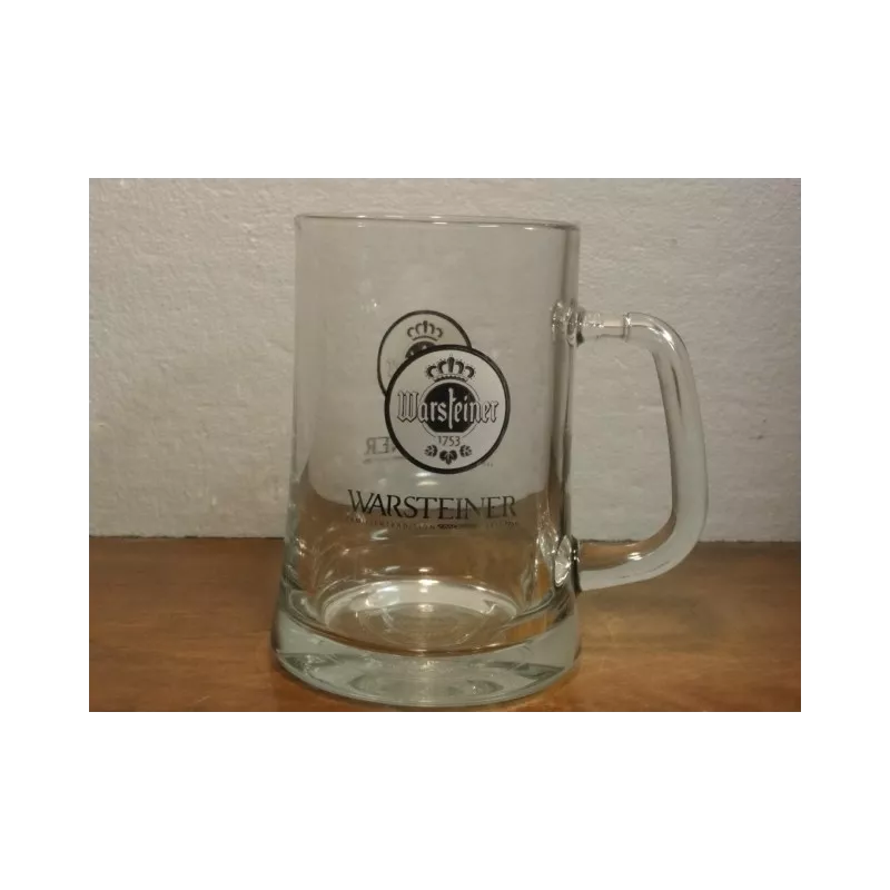 6 CHOPES WARSTEINER 50CL HT. 14.50CM