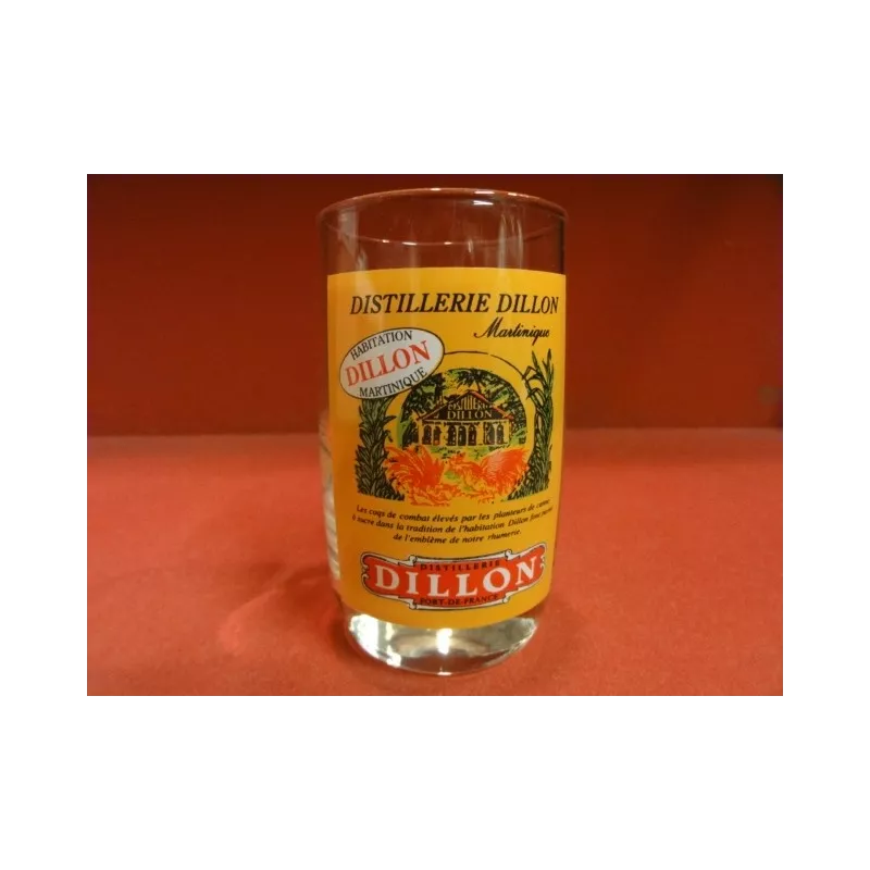 1 VERRE RHUM DILLON  HT. 10CM