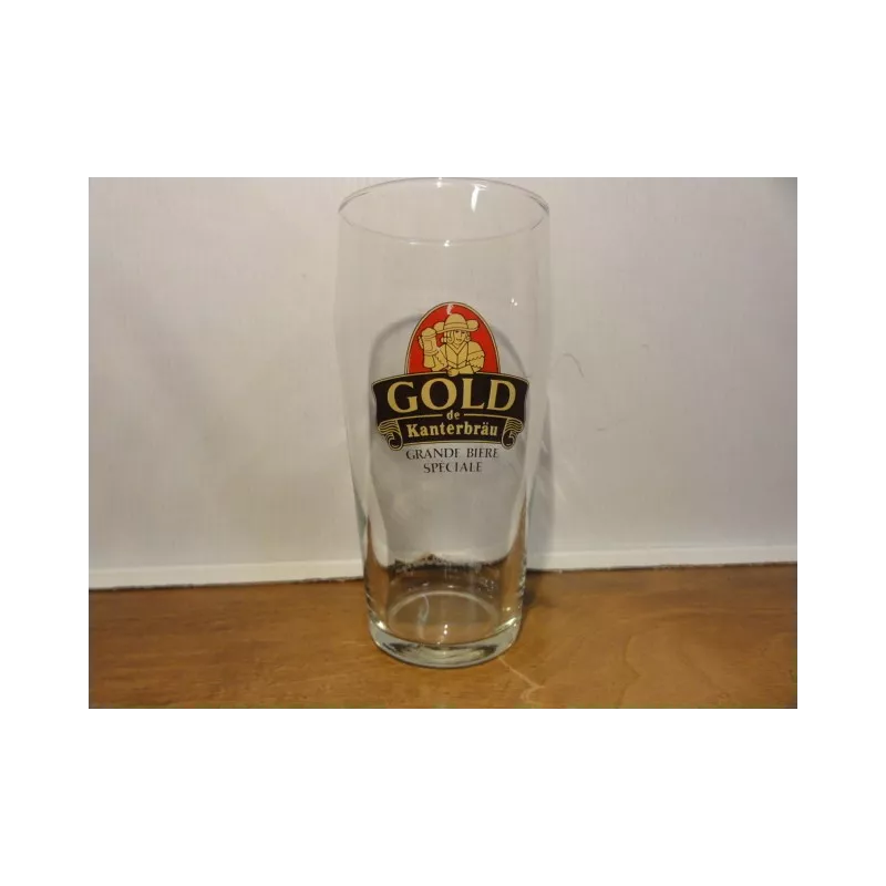 1 VERRE KANTERBRAU  GOLD 25CL