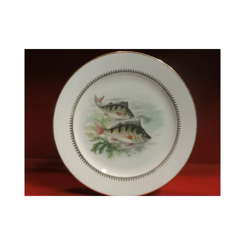 ASSIETTE PORCELAINE SOFAFILS (POISSON)