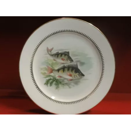 ASSIETTE PORCELAINE SOFAFILS (POISSON)