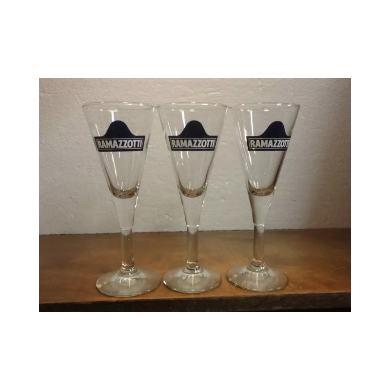 3 VERRES RAMAZZOTTI HT. 17.50CM