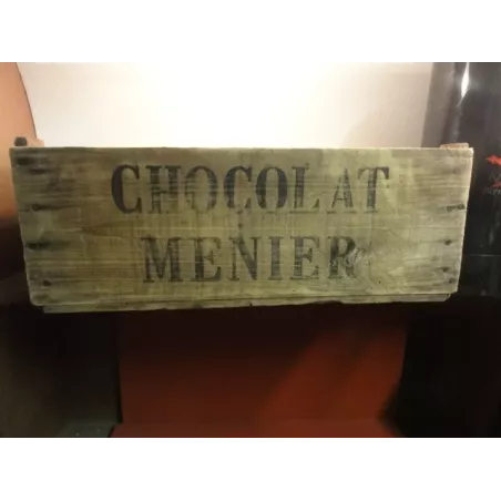 1 CAISSE EN BOIS CHOCOLAT MENIER 