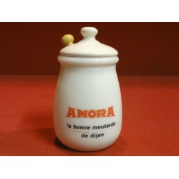 1 POT A MOUTARDE AMORA  HT. 9CM