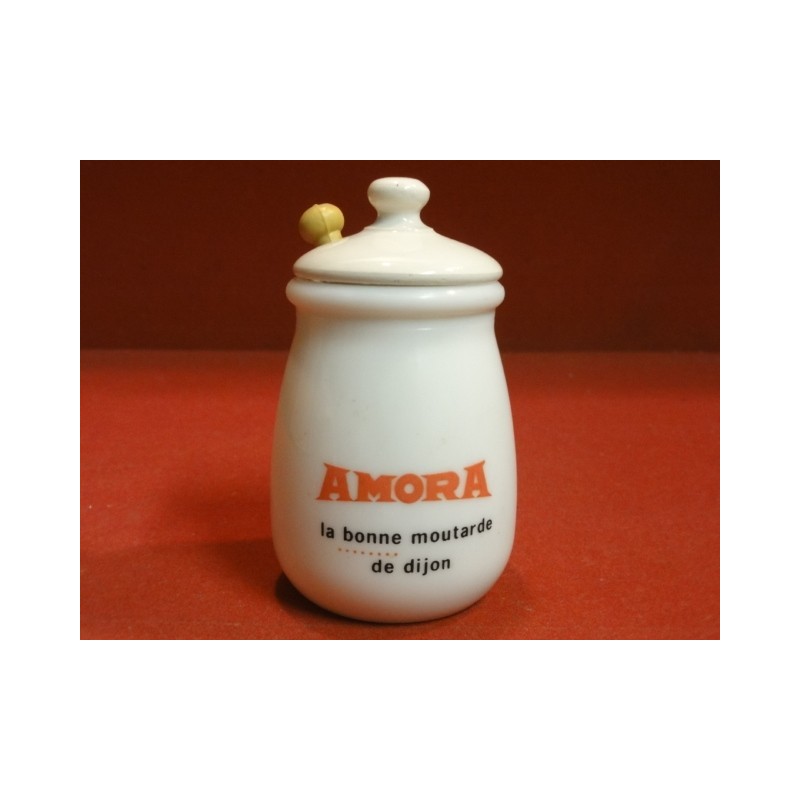 1 POT A MOUTARDE AMORA  HT. 9CM