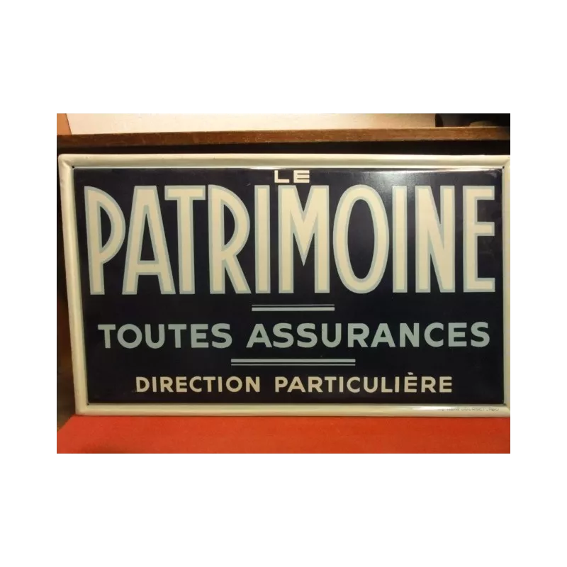 TOLE  ASSURANCE  LE PATRIMOINE 