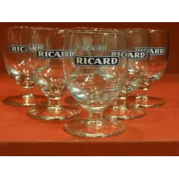 6VERRES RICARD BALLON 17CL