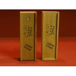 2 JEUX DE DOMINOS EN BOIS