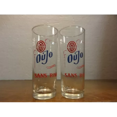 DEUX VERRES OZO HT. 11.20CM