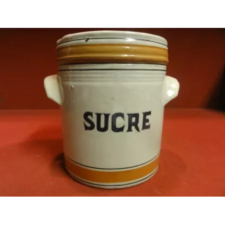 1 POT SUCRE EN GRES 